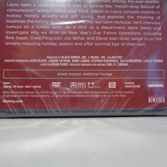 SURVIVING THE HOLIDAYS WITH LEWIS BLACK New DVD / Bonus Feature - Picture 4 of 7